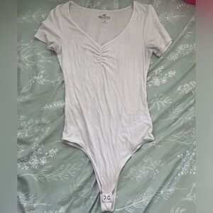 Hollister white bodysuit